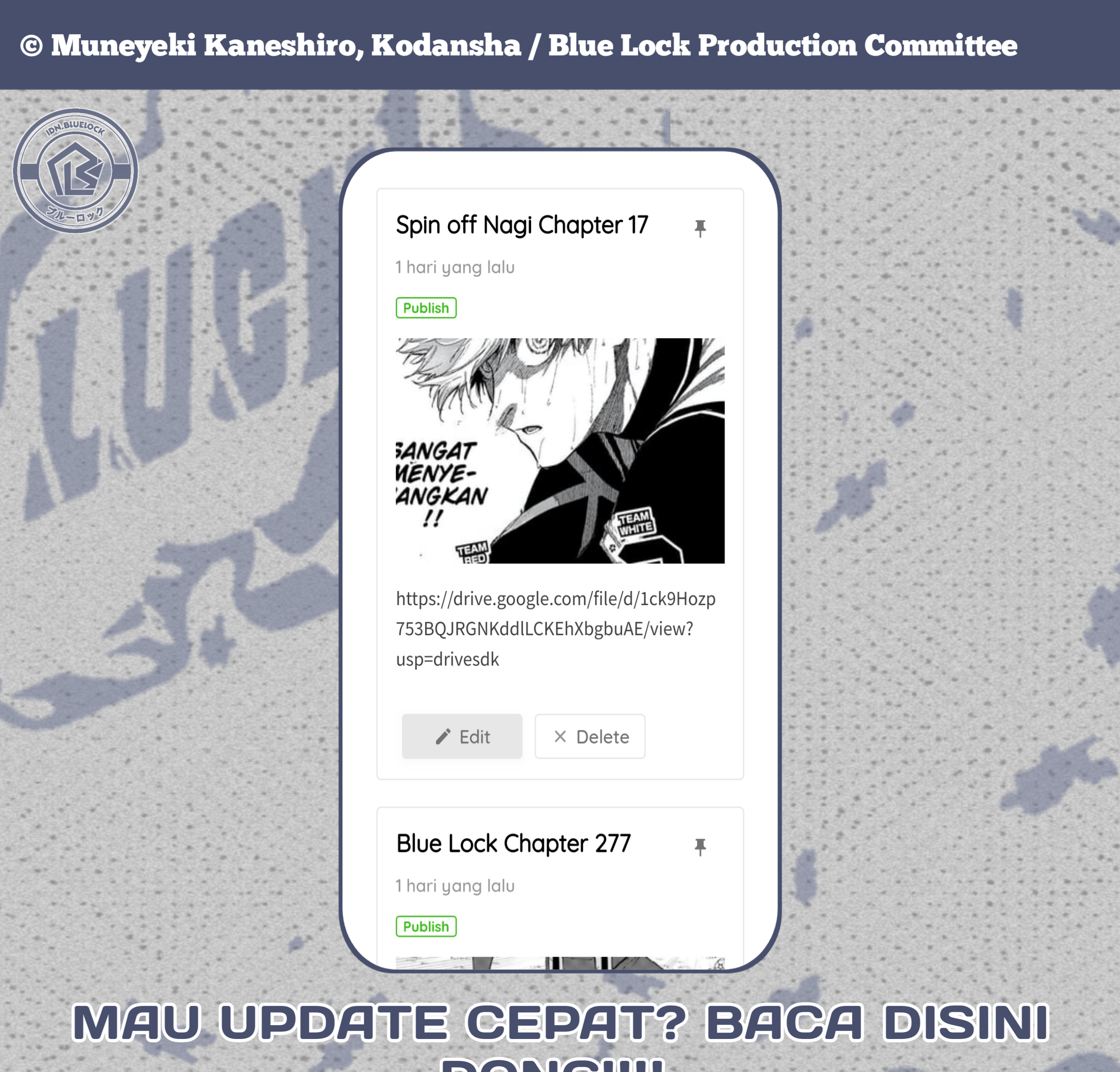 Blue Lock: Episode Nagi Chapter 12 Gambar 36