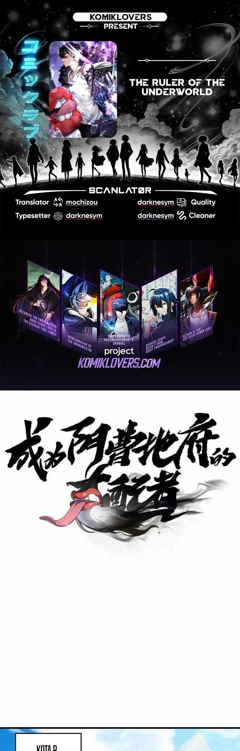 Baca Komik The Ruler of The Underworld Chapter 01 Gambar 1
