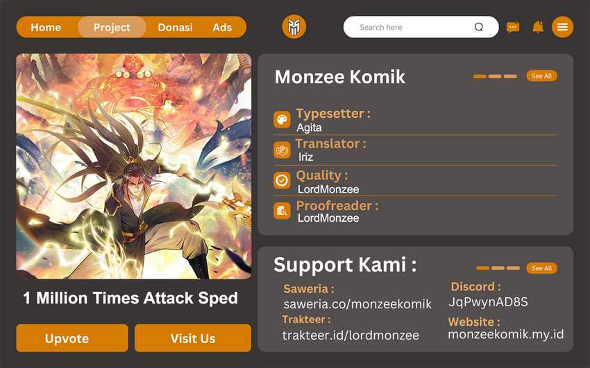 Baca Komik 1 Million Times Attack Speed Chapter 29 Gambar 1