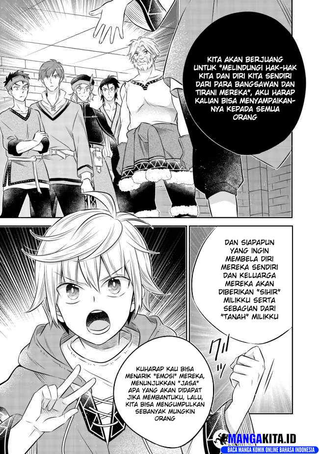Isekai no Binbou Nouka ni Tensei Shitanode, Renga o Tsukutte Shiro o Tateru Koto ni Shimashita Chapter 12.1 Gambar 12