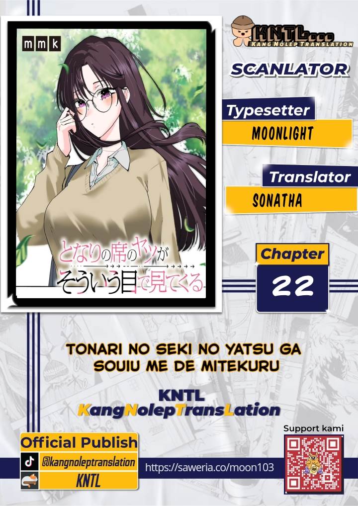 Baca Komik Tonari no Seki no Yatsu ga Souiu Me de Mitekuru Chapter 22 Gambar 1