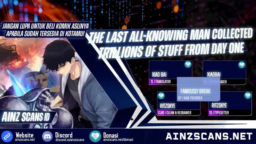 Baca Komik The Last All-Knowing Man Collected Trillions of Stuff from Day One Chapter 27 Gambar 1