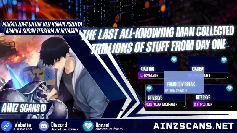 Komik The Last All-Knowing Man Collected Trillions of Stuff from Day One Chapter 26 gambar nomor 1
