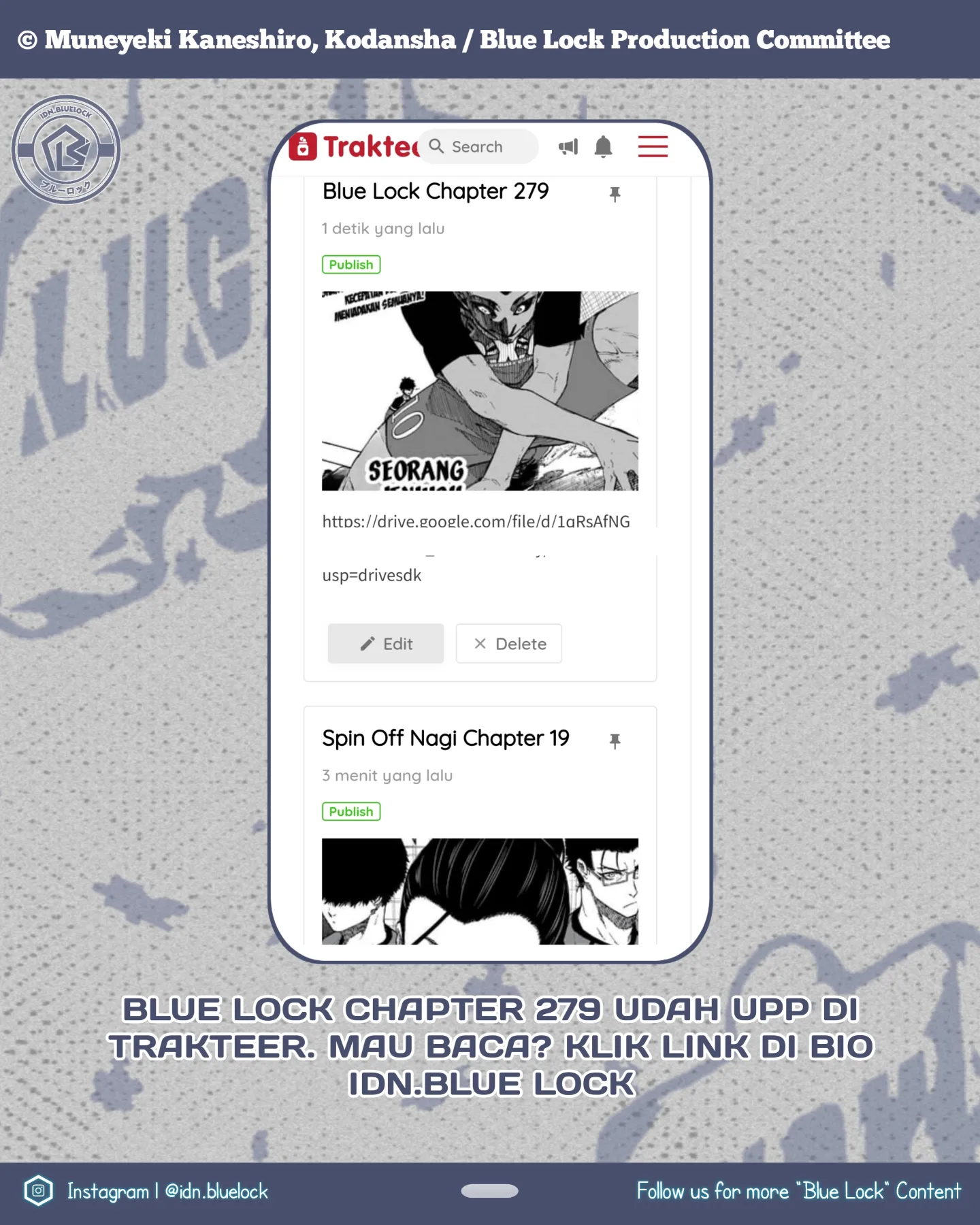 Baca Komik Blue Lock Chapter 278 Gambar 1