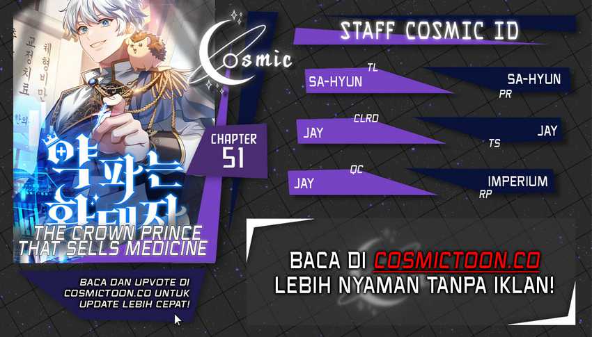 Baca Komik The Crown Prince That Sells Medicine Chapter 51 Gambar 1