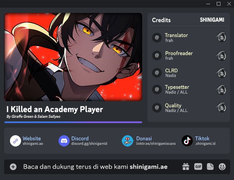 Baca Komik I Killed An Academy Player Chapter 55 Gambar 1