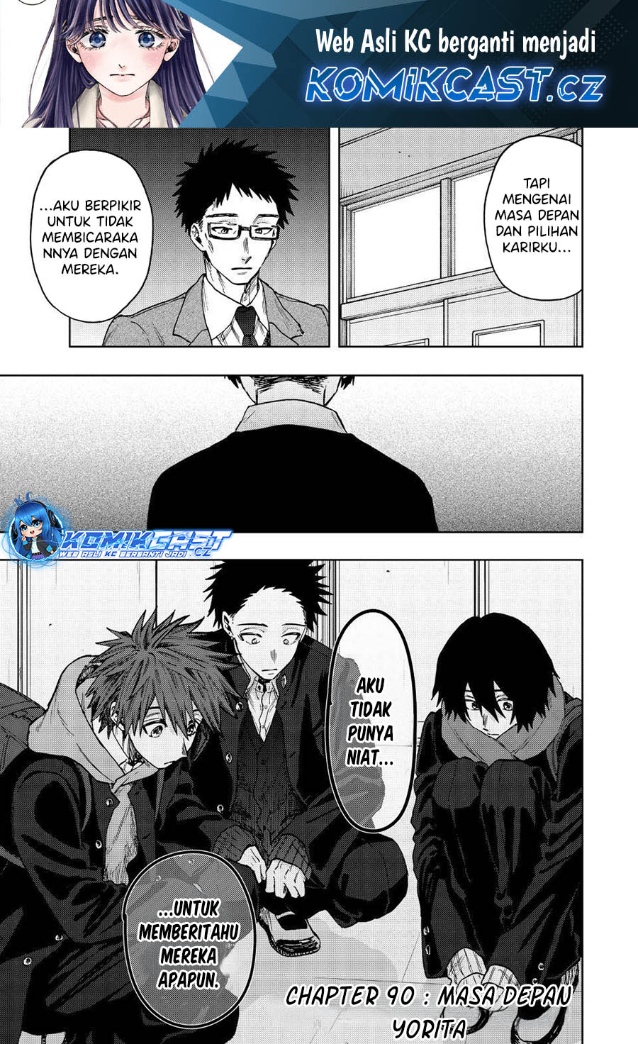 Baca Manga Kaoru Hana wa Rin to Saku Chapter 90 Gambar 2