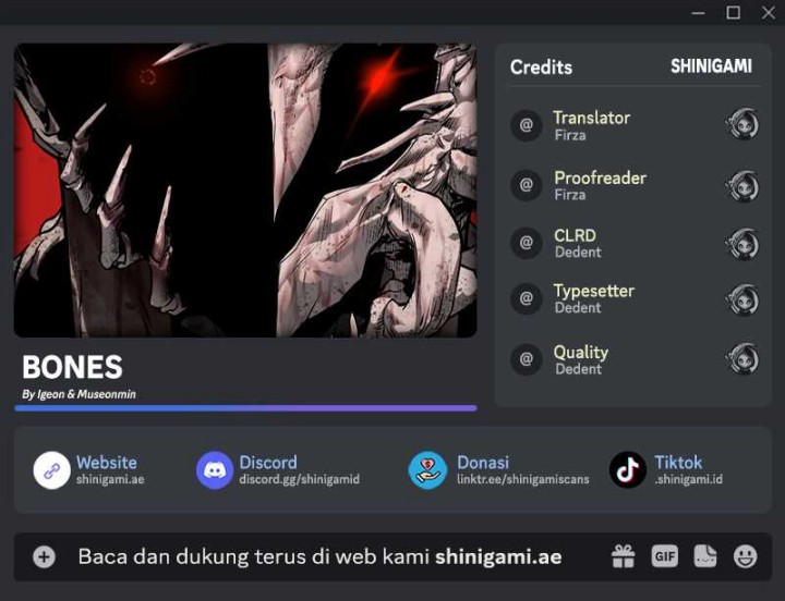 Baca Komik Bones Chapter 06 Gambar 1