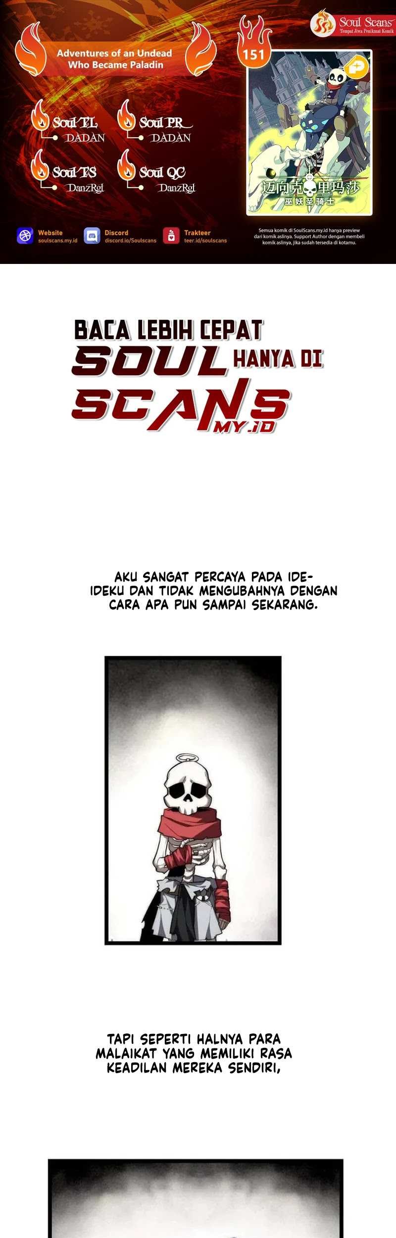 Baca Komik Adventures of an Undead Who Became Paladin Chapter 151 Gambar 1