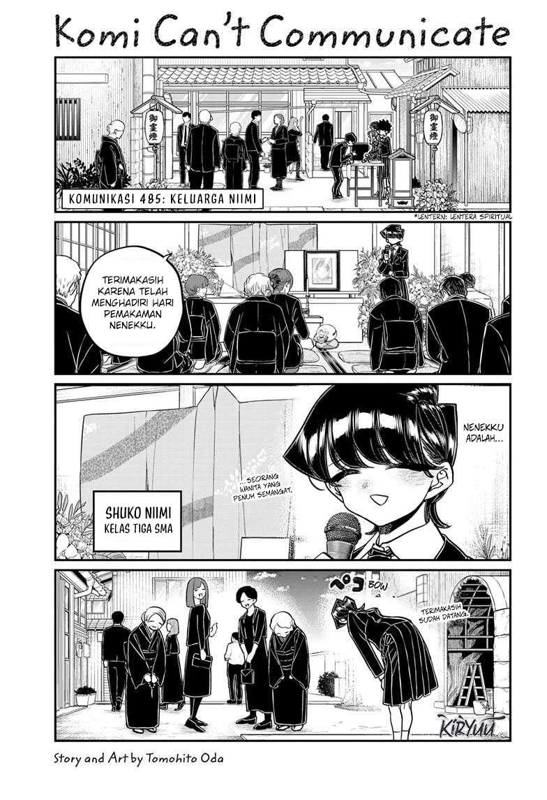 Komi-san wa Komyushou Desu Chapter 485 Gambar 3