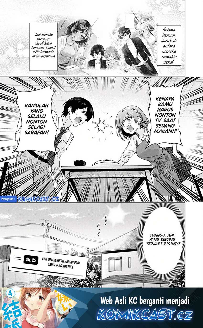 Baca Manga Kurasu no Daikirai na Joshi to Kekkon Suru Koto ni Natta Chapter 22.1 Gambar 2
