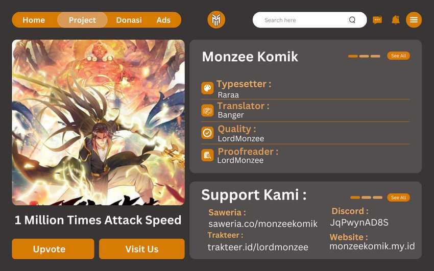 Baca Komik 1 Million Times Attack Speed Chapter 65 Gambar 1