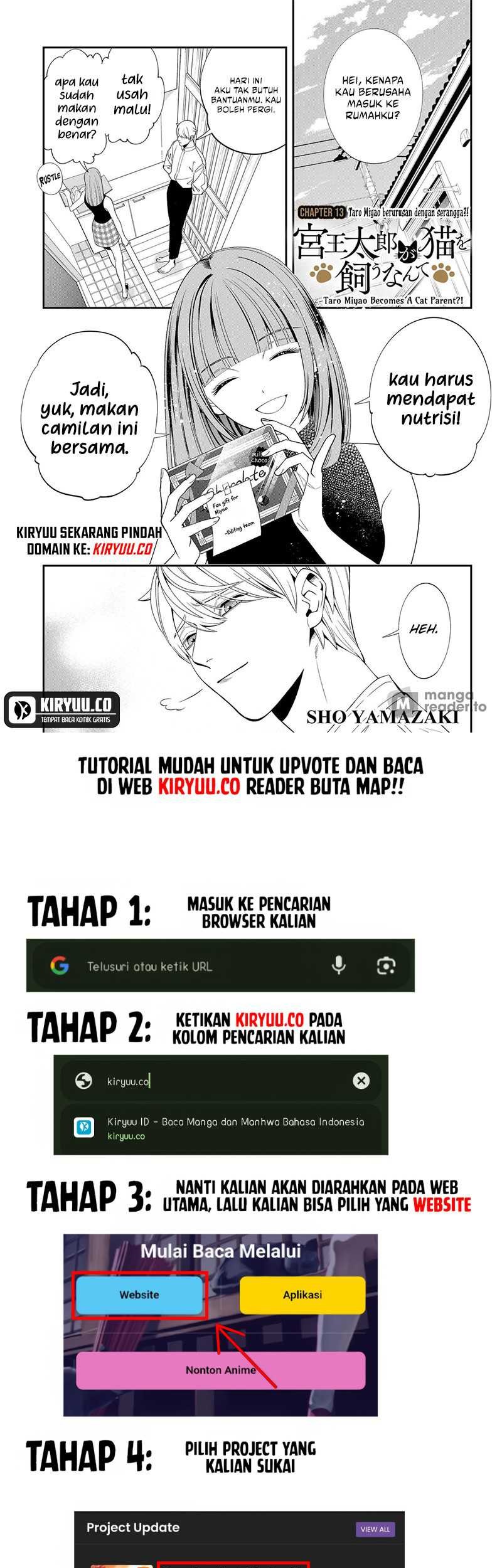 Baca Manga Miyaou Tarou ga Neko wo Kau Nante Chapter 13 Gambar 2