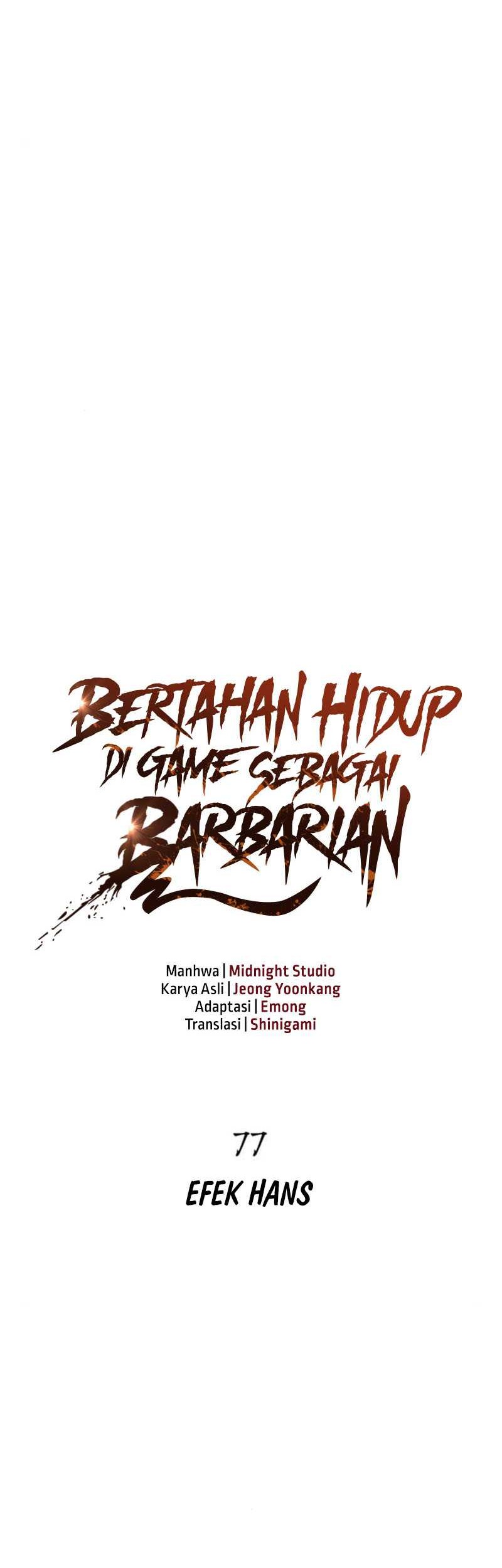 Survive as a Barbarian in the Game Chapter 77 Gambar 9