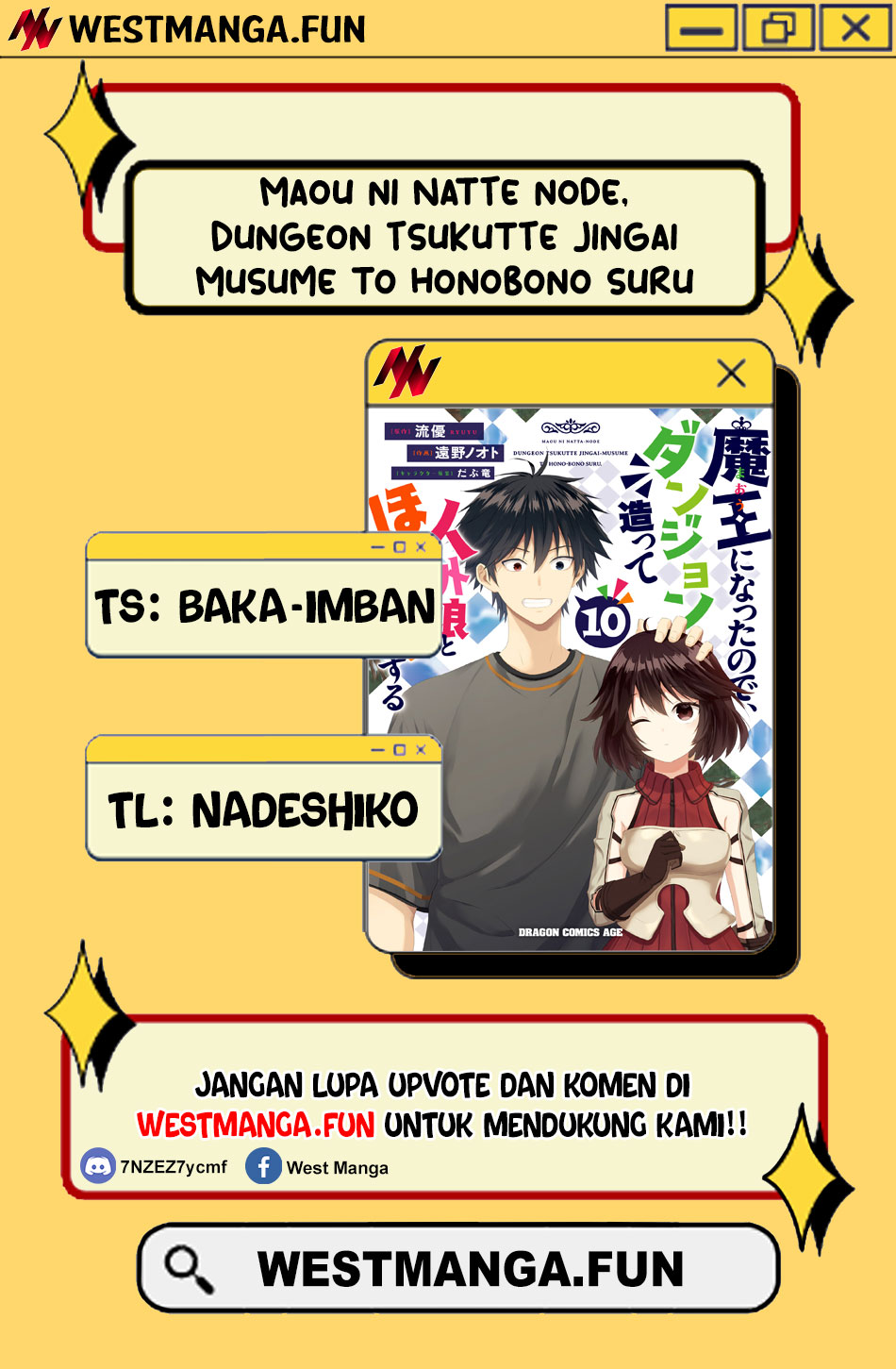 Maou ni Natte node – Dungeon Tsukutte Jingai Musume to Honobono suru Chapter 74.2 Gambar 3