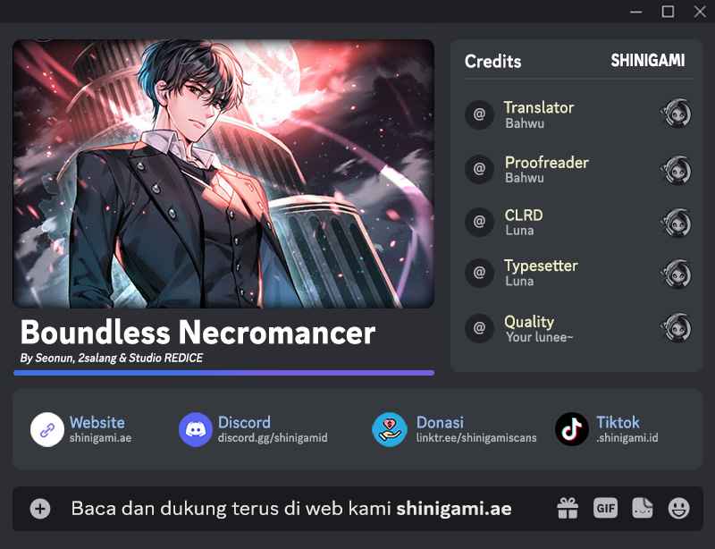 Baca Komik Boundless Necromancer Chapter 108 Gambar 1