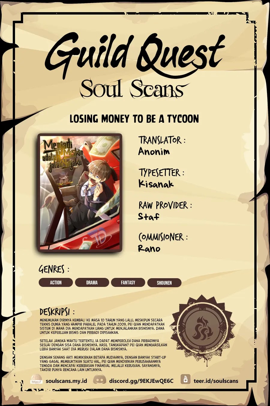 Baca Komik Losing Money to Be a Tycoon Chapter 148 Gambar 1