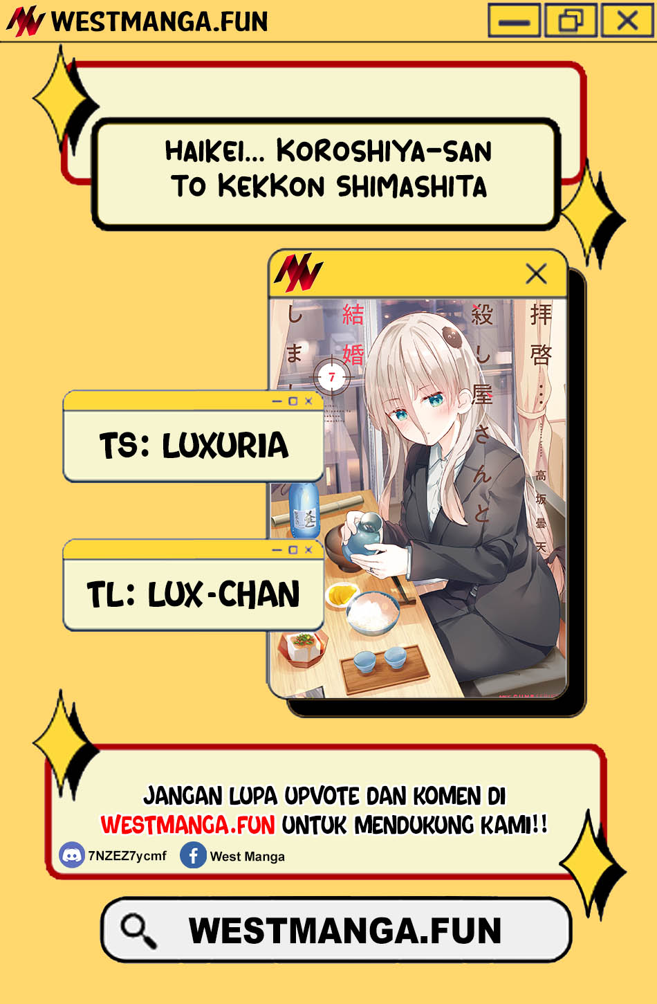 Baca Manga Haikei… Koroshiya-san to Kekkon Shimashita Chapter 49 Gambar 2