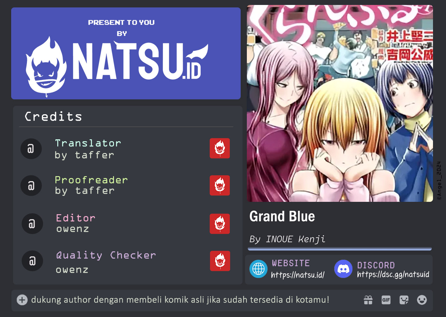 Baca Komik Grand Blue Chapter 95 Gambar 1