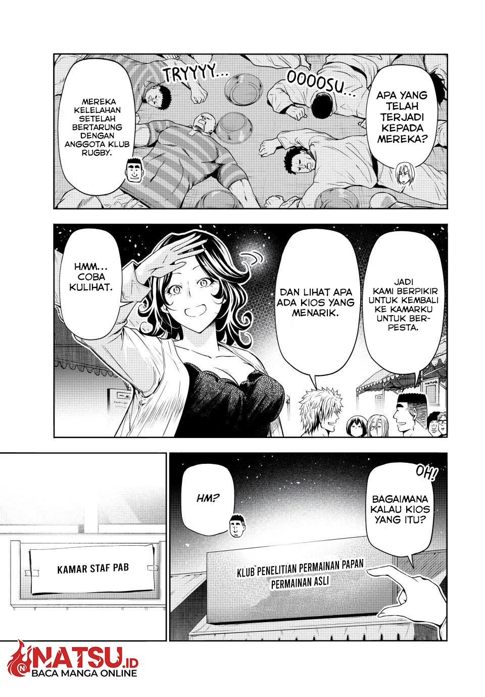 Grand Blue Chapter 95 Gambar 14
