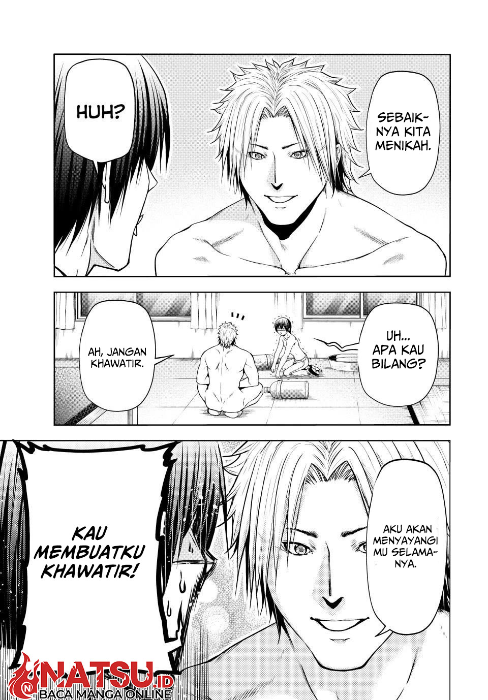 Grand Blue Chapter 95 Gambar 16