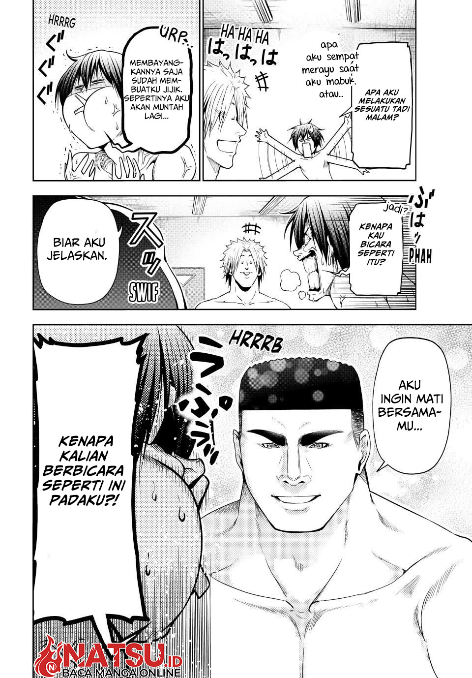Grand Blue Chapter 95 Gambar 17