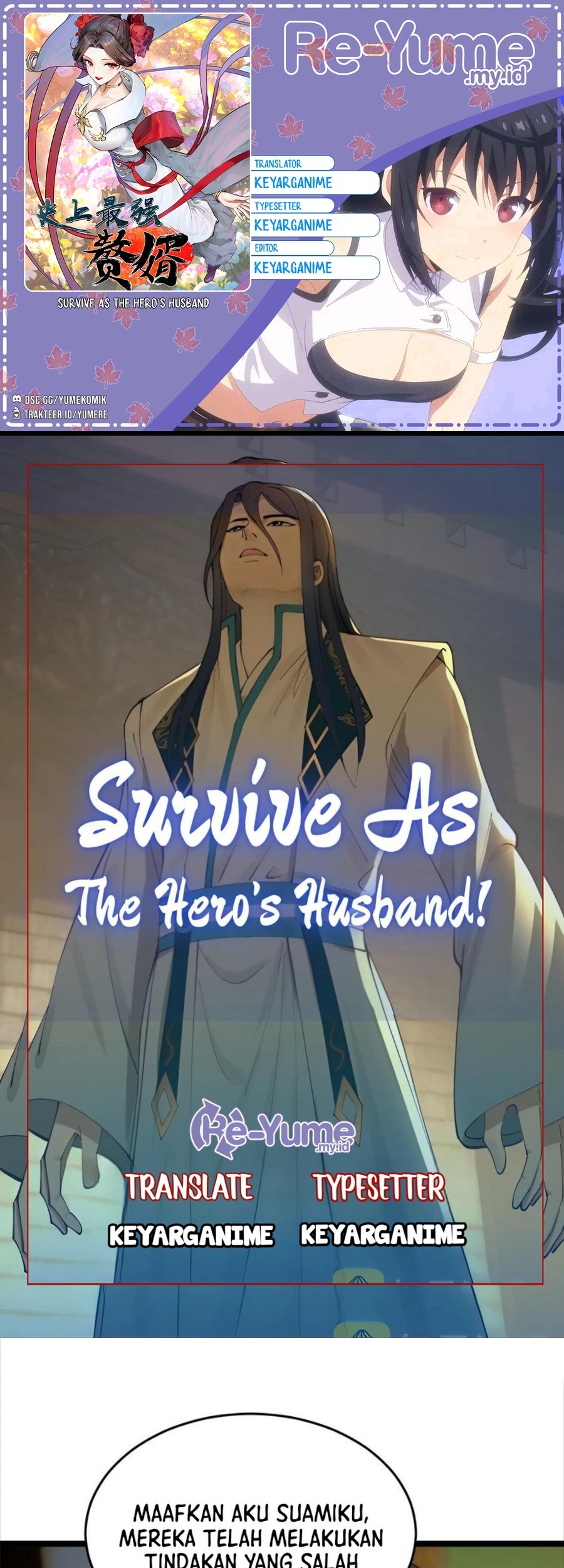 Baca Komik Survive As The Hero’s Husband Chapter 38 Gambar 1