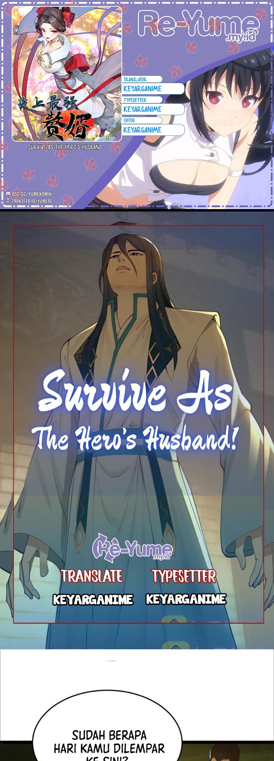 Baca Komik Survive As The Hero’s Husband Chapter 36 Gambar 1