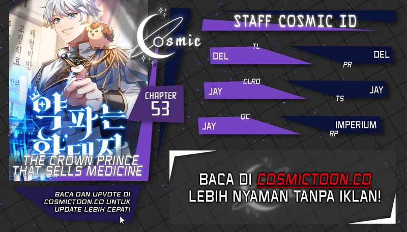 Baca Komik The Crown Prince That Sells Medicine Chapter 53 Gambar 1