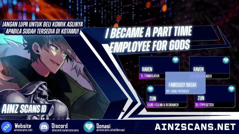Komik I Became A Part Time Employee For Gods (Albanara of the Gods) Chapter 58 gambar nomor 1