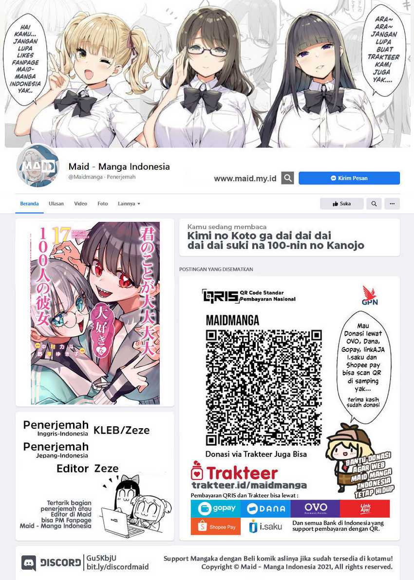 Baca Manga Kimi no Koto ga Dai Dai Dai Dai Daisuki na 100-ri no Kanojo Chapter 125 Gambar 2