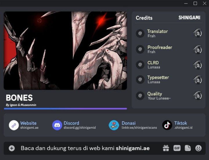 Baca Komik Bones Chapter 10 Gambar 1