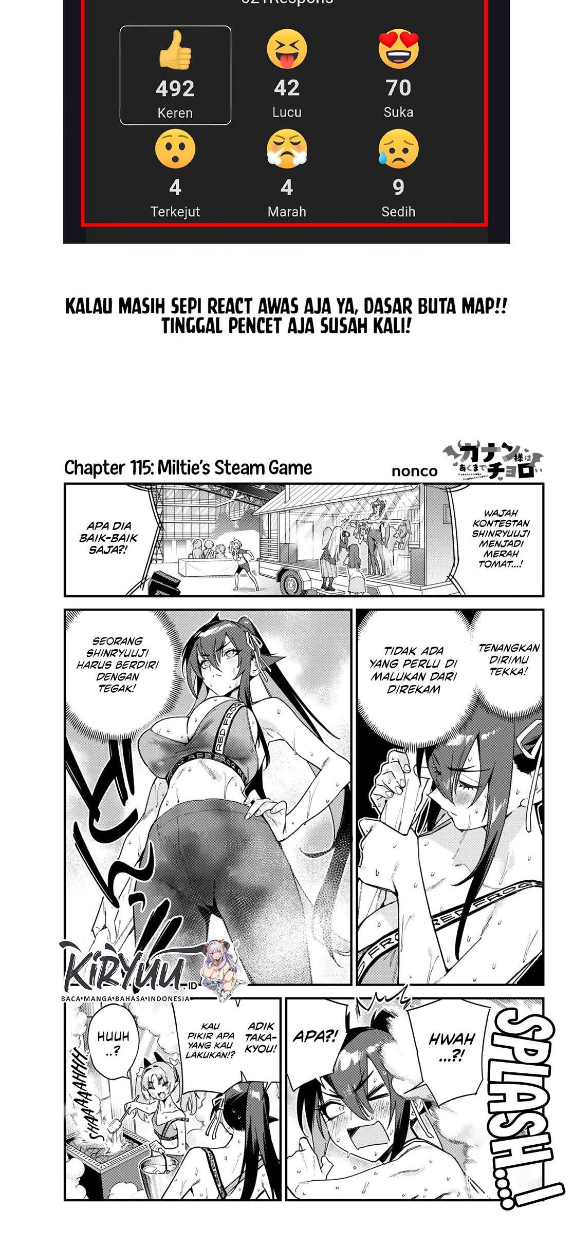 Kanan-sama wa Akumade Choroi Chapter 115 Gambar 3