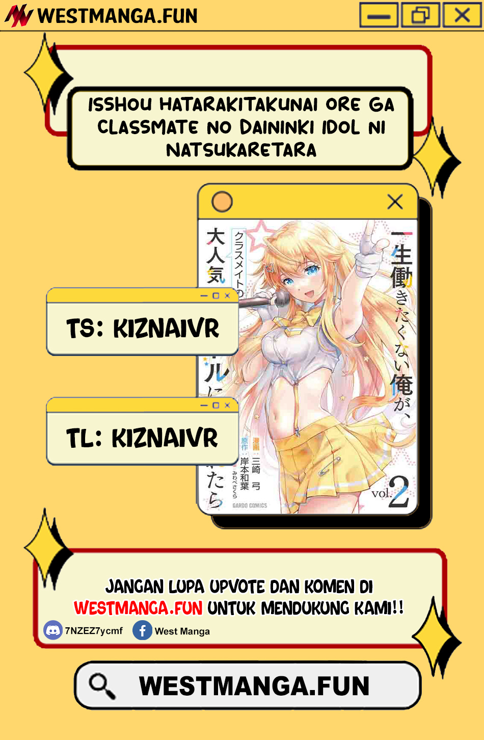 Isshou Hatarakitakunai Ore ga Classmate no Daininki Idol ni Natsukaretara Chapter 15 Gambar 3
