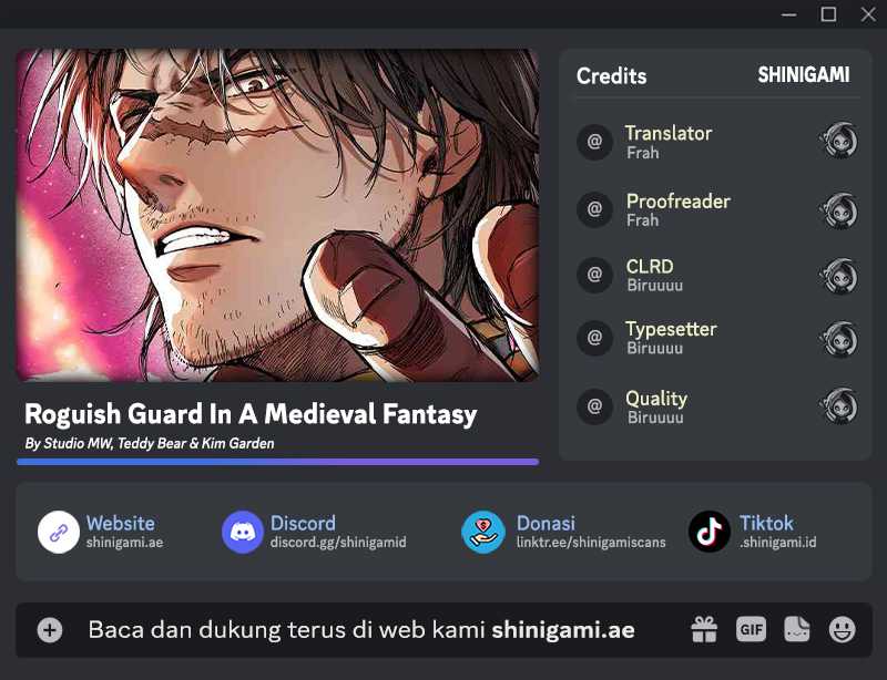 Baca Komik Roguish Guard in a Medieval FantasyRoguish Guard in a Medieval Fantasy Chapter 16 Gambar 1