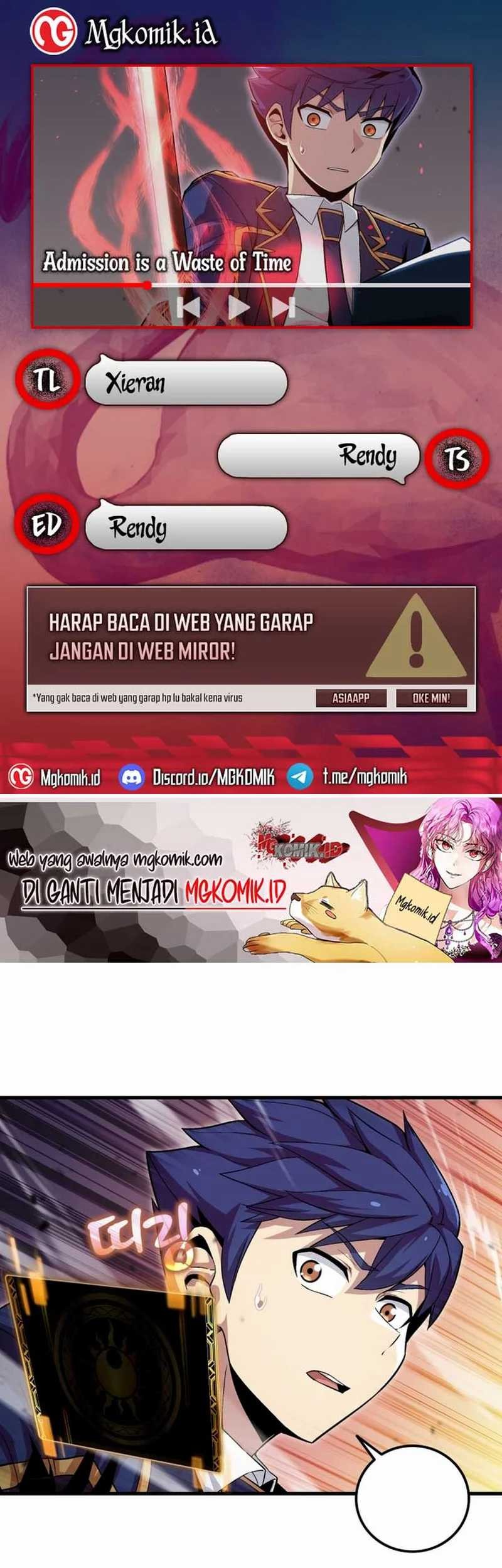 Baca Komik Admission is a Waste of Time Chapter 20 Gambar 1