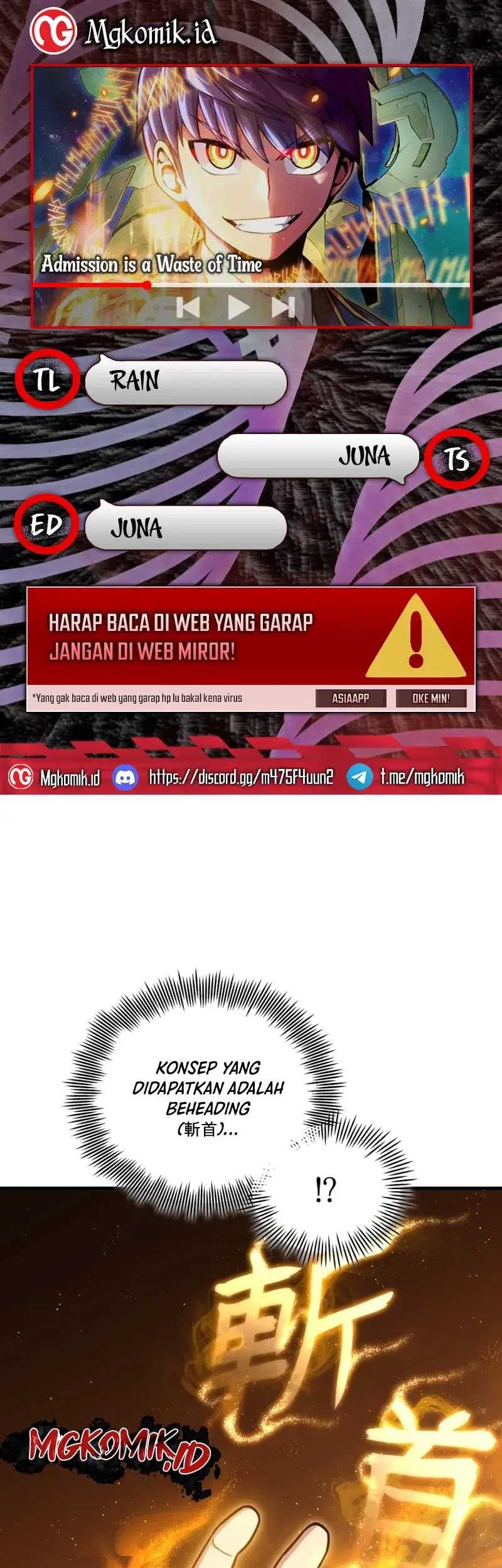 Baca Komik Admission is a Waste of Time Chapter 17 Gambar 1