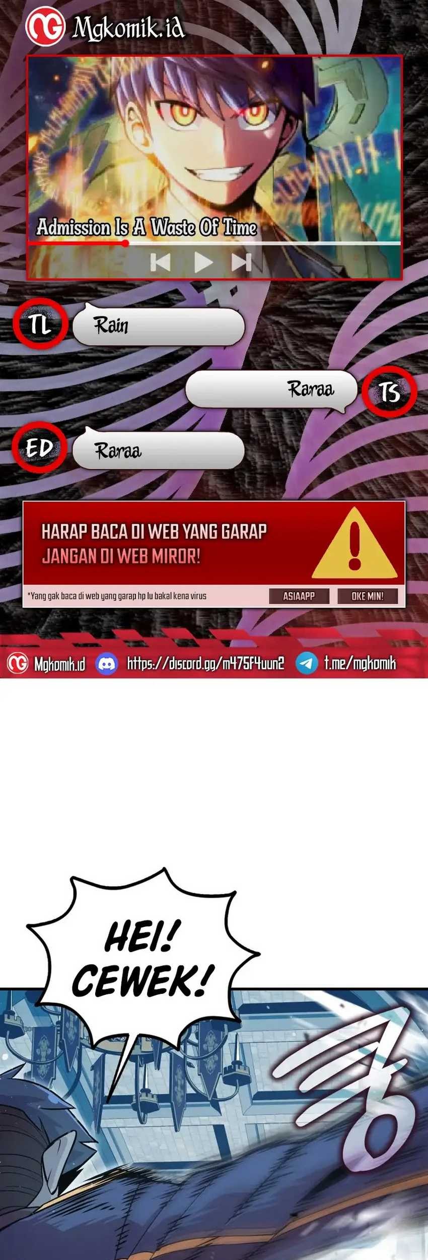 Baca Komik Admission is a Waste of Time Chapter 10 Gambar 1