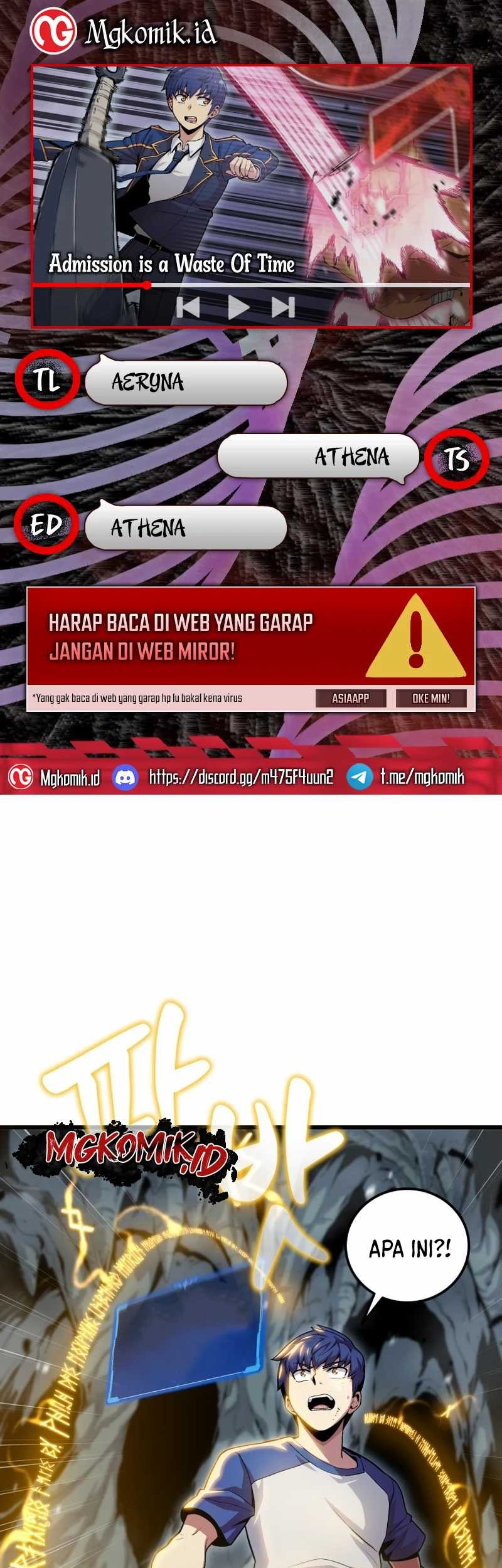 Baca Komik Admission is a Waste of Time Chapter 02 Gambar 1