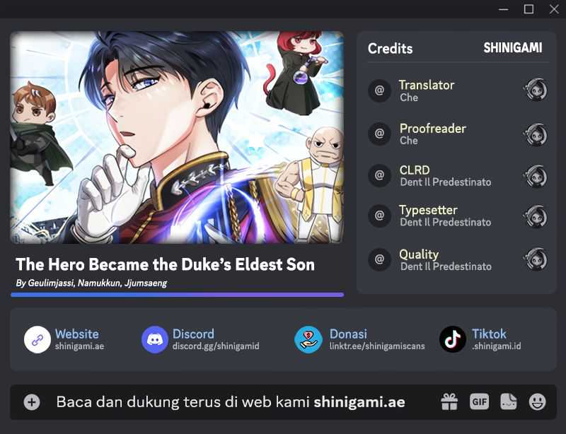 Baca Komik The Hero Became The Duke’s Eldest Son Chapter 48 Gambar 1