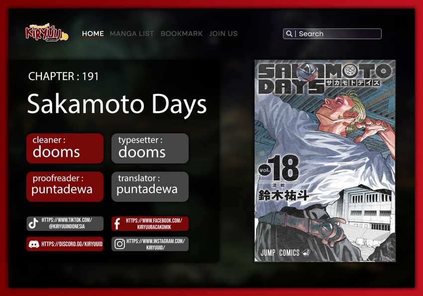 Baca Komik Sakamoto Days Chapter 191 Gambar 1