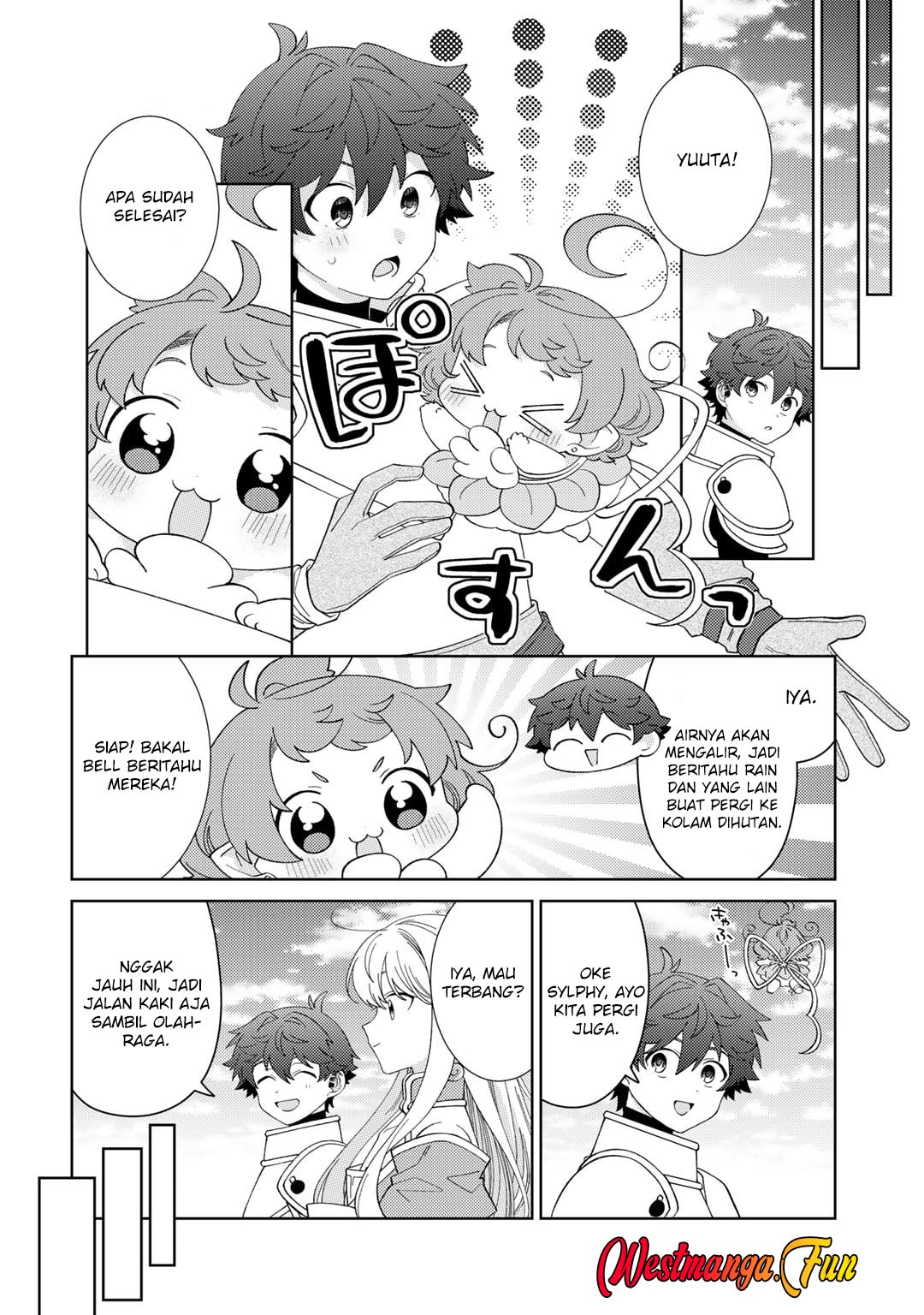 Seirei-tachi no Rakuen to Risou no Isekai Seikatsu Chapter 69 Gambar 12