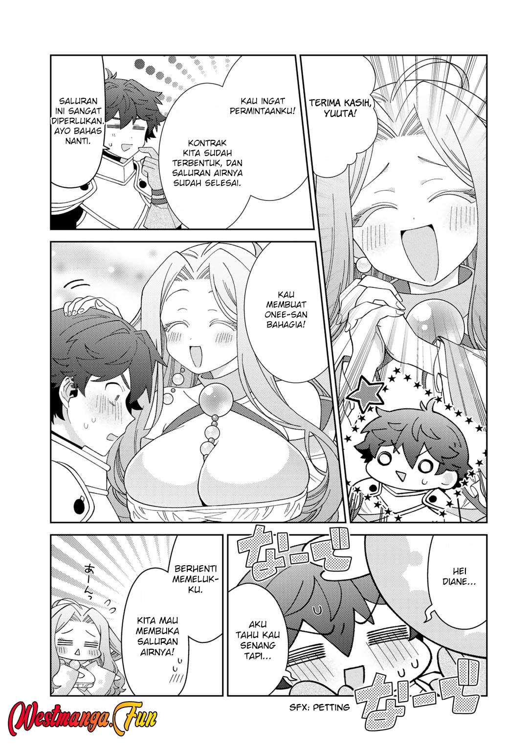 Seirei-tachi no Rakuen to Risou no Isekai Seikatsu Chapter 69 Gambar 13