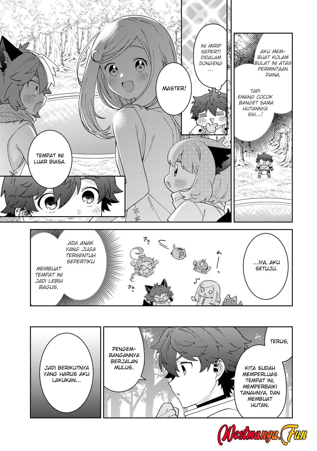 Seirei-tachi no Rakuen to Risou no Isekai Seikatsu Chapter 69 Gambar 7