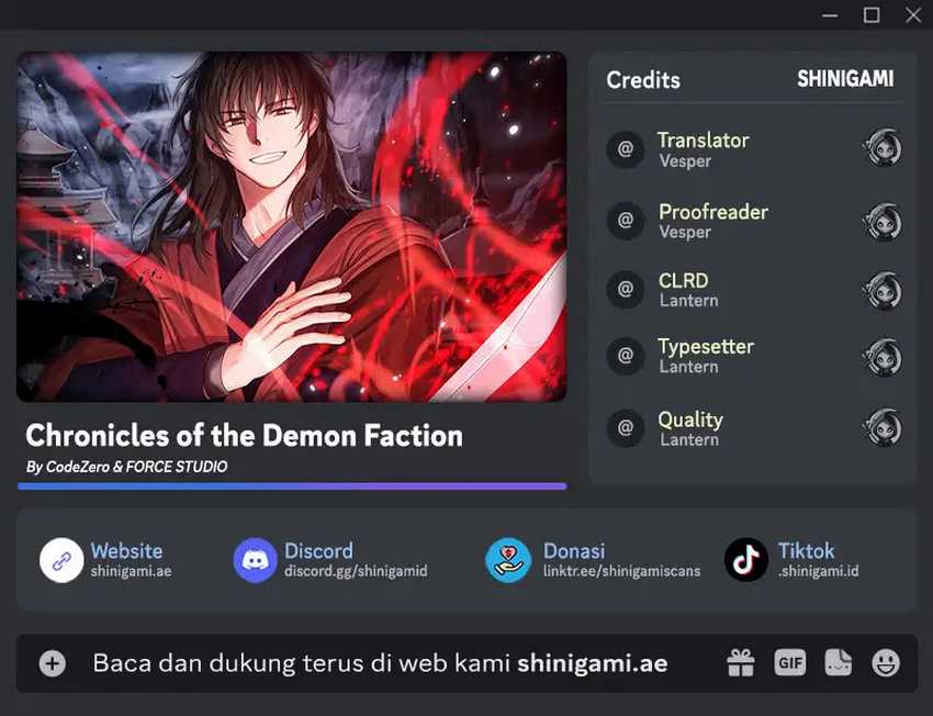 Baca Komik Chronicles of the Demon Faction Chapter 95 Gambar 1