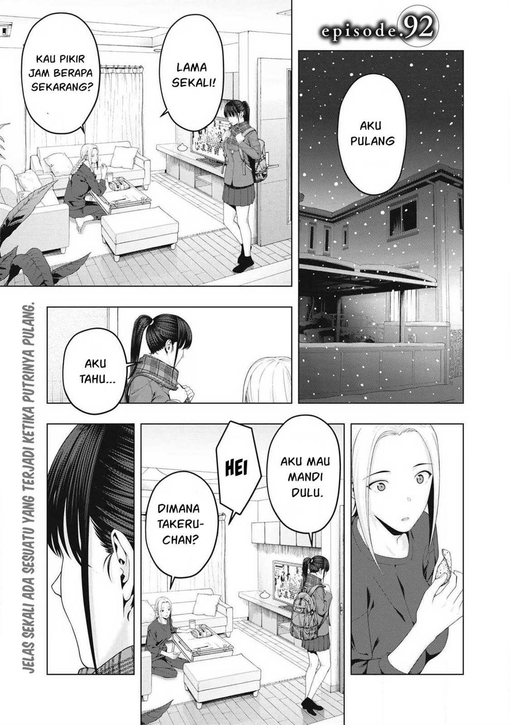 Baca Manga Kanojo no Tomodachi Chapter 92 Gambar 2