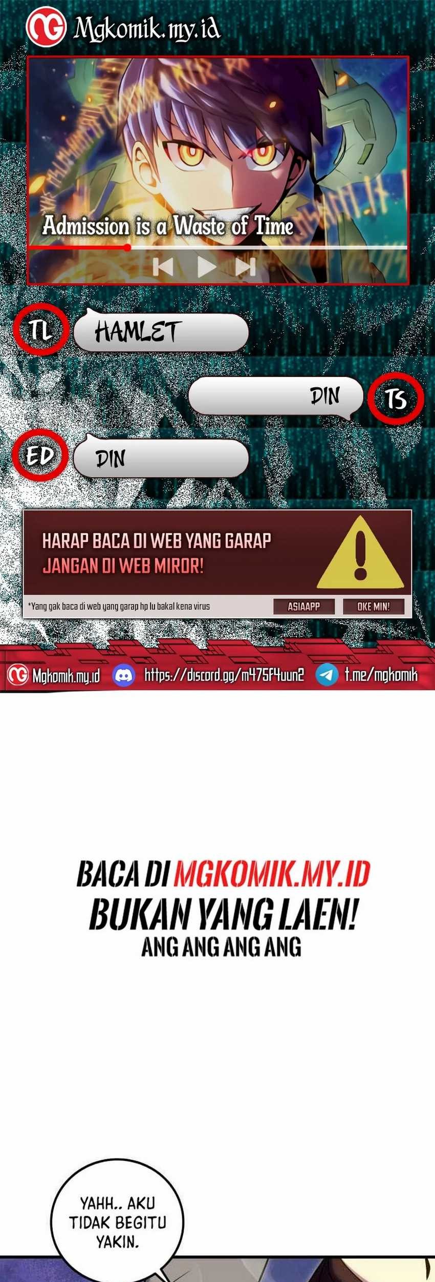 Baca Komik Admission is a Waste of Time Chapter 26 Gambar 1