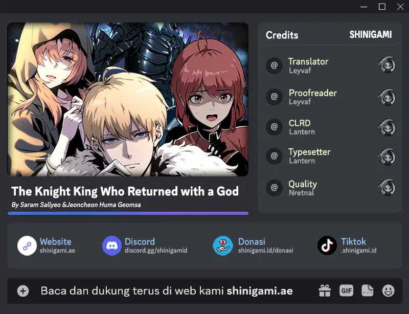 Baca Komik The Knight King Who Returned with a God Chapter 90 Gambar 1