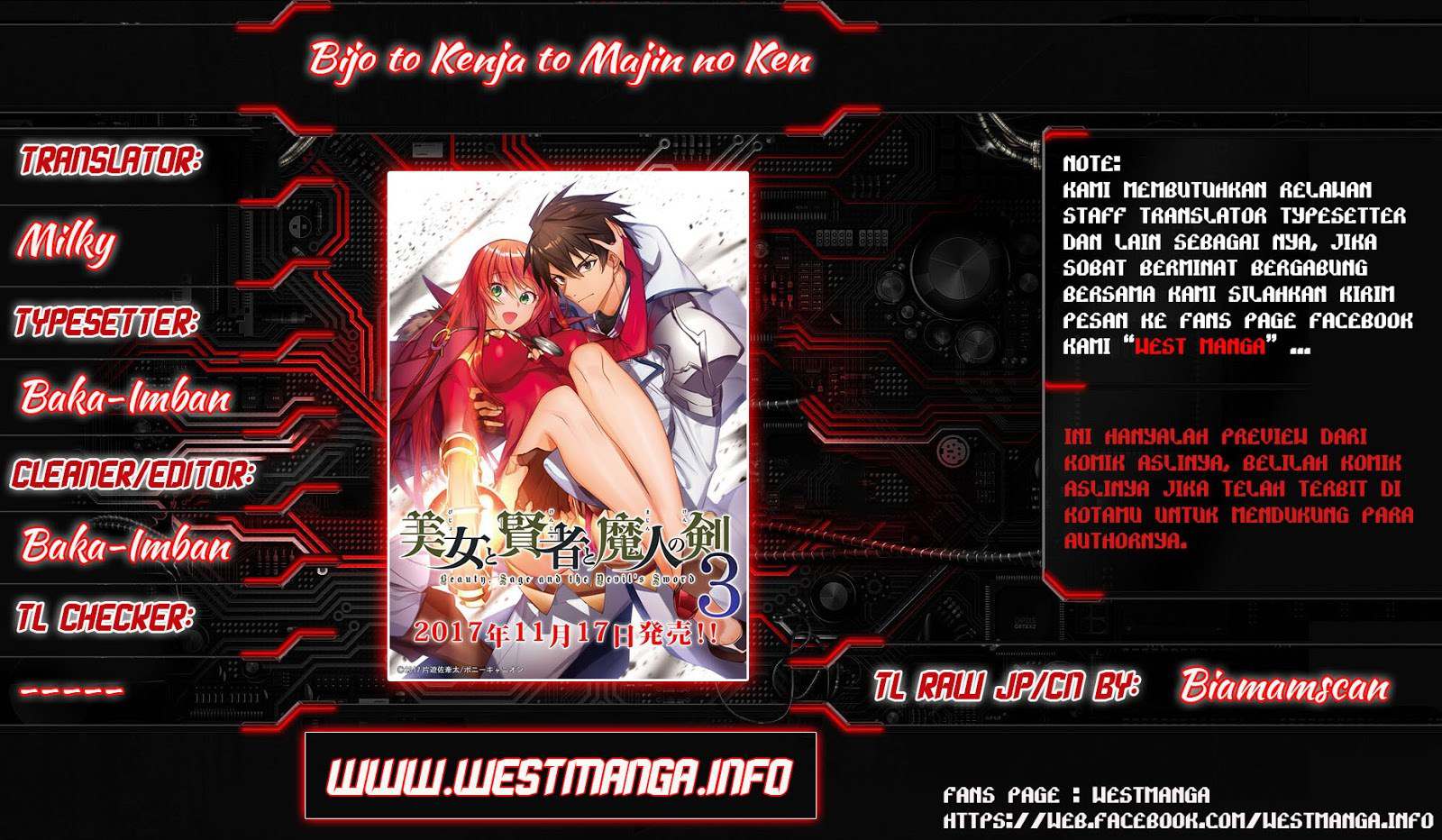 Baca Manga Bijo to Kenja to Majin no Ken Chapter 04 Gambar 2