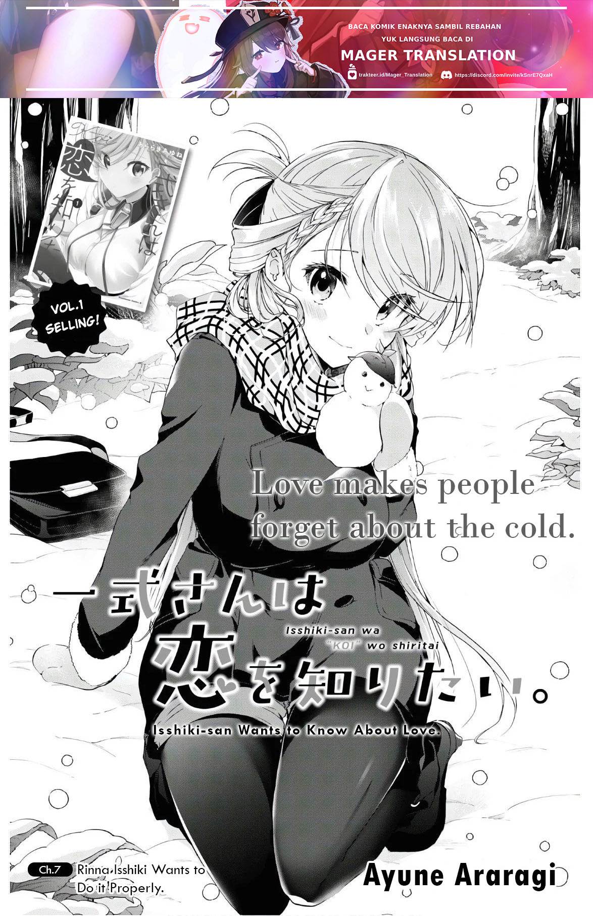 Baca Manga Isshiki-san wa Koi wo Shiritai Chapter 07 Gambar 2